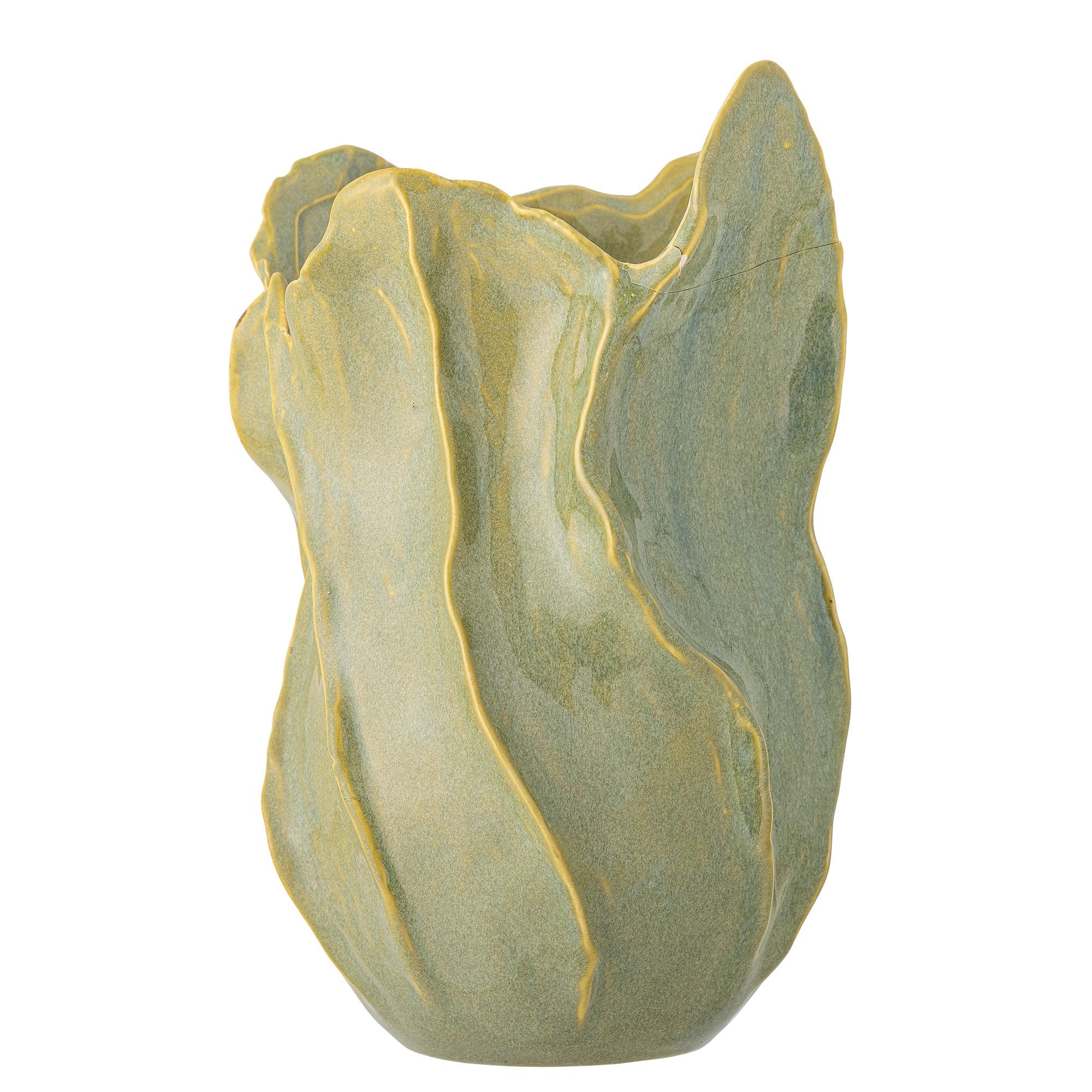 Bloomingville Bastien Vase, Green, Stoneware