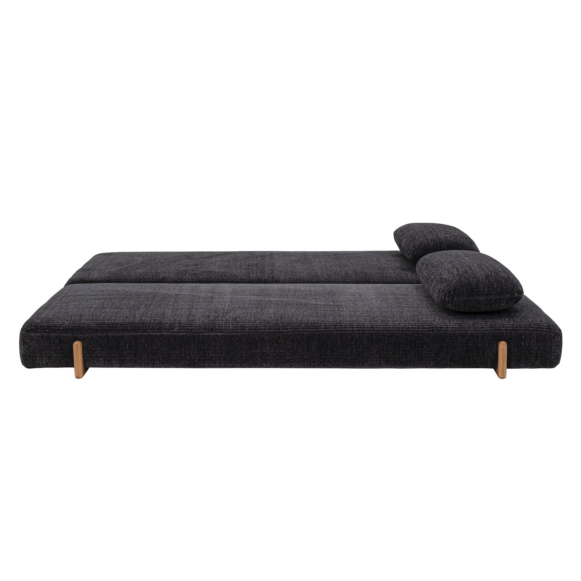 Daybed Bloomingville Groove, šedý, polyester
