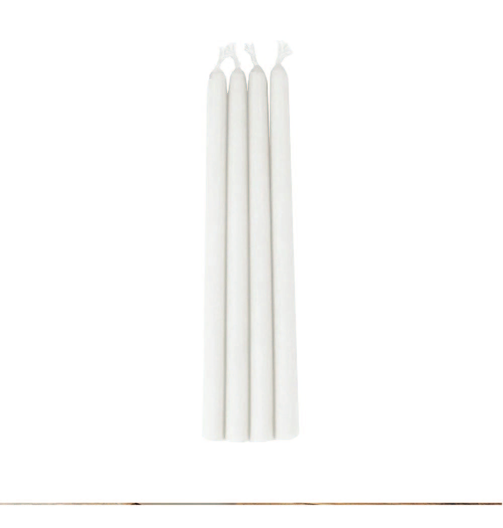 Architectmade svíčky pro svícny Gemini (4 ks.), Bílá