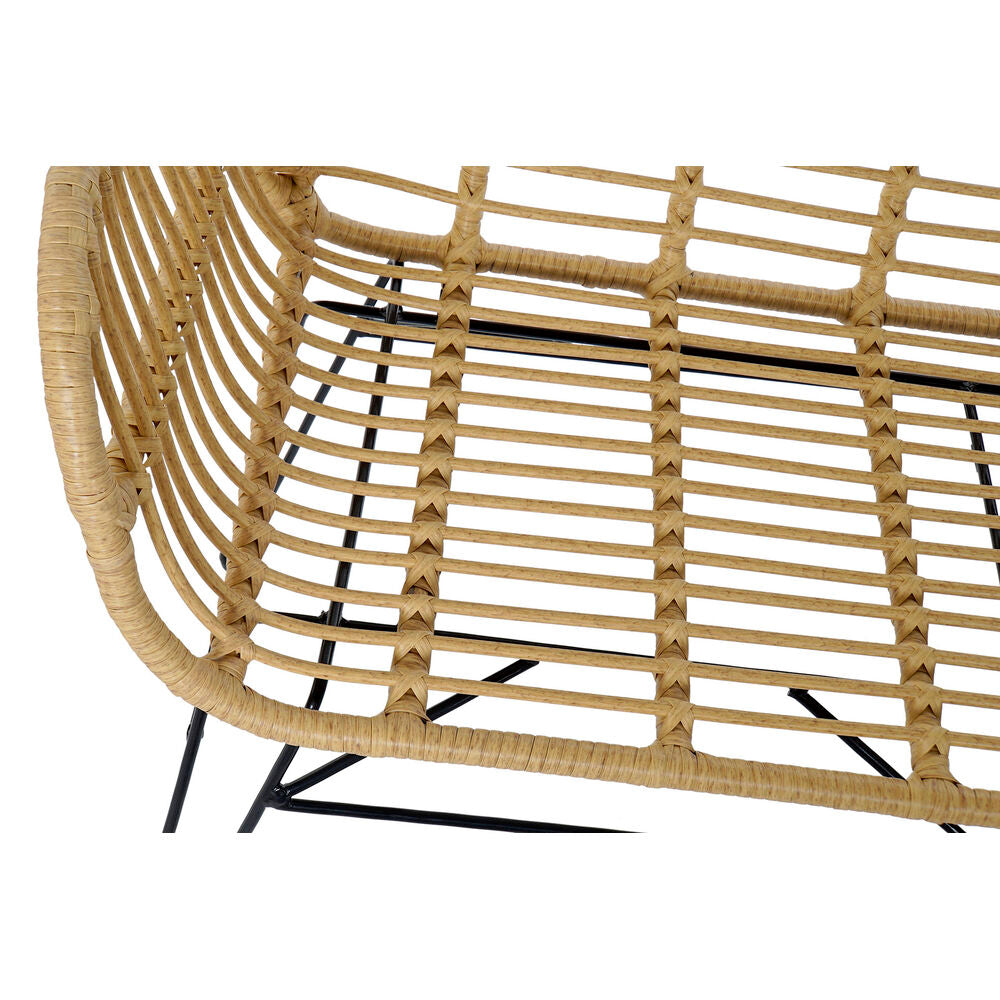 Zahradní pohovka DKD Home Decor Metal Syntetic Rattan Rattan (116 x 55 x