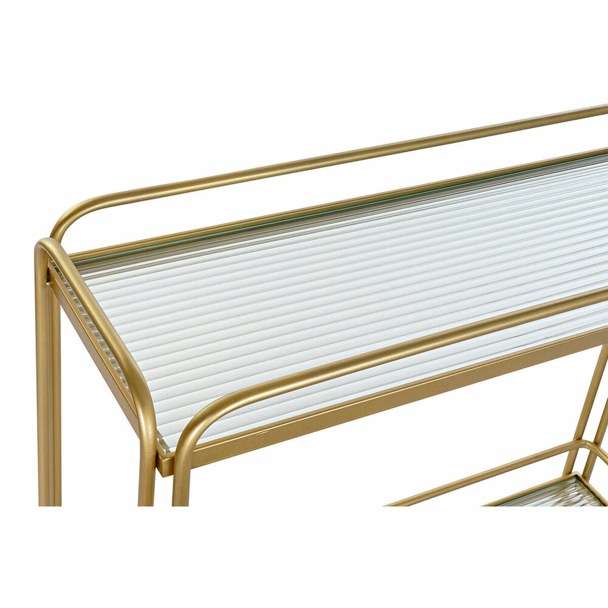 Serving Trolley DKD Home Decor Golden Metal Crystal 80 x 28 x 81 cm