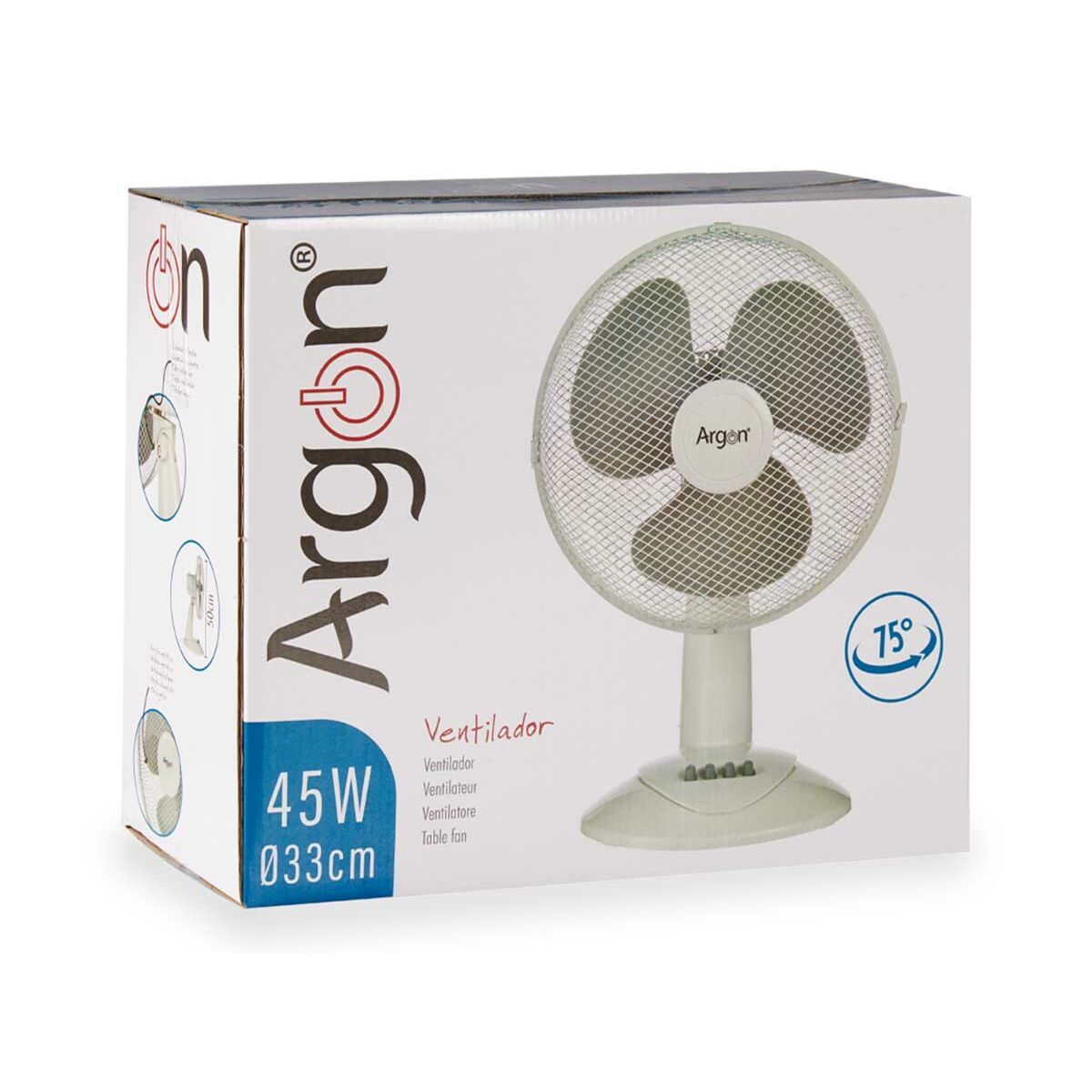 Ventilátor tabulky 45 W White