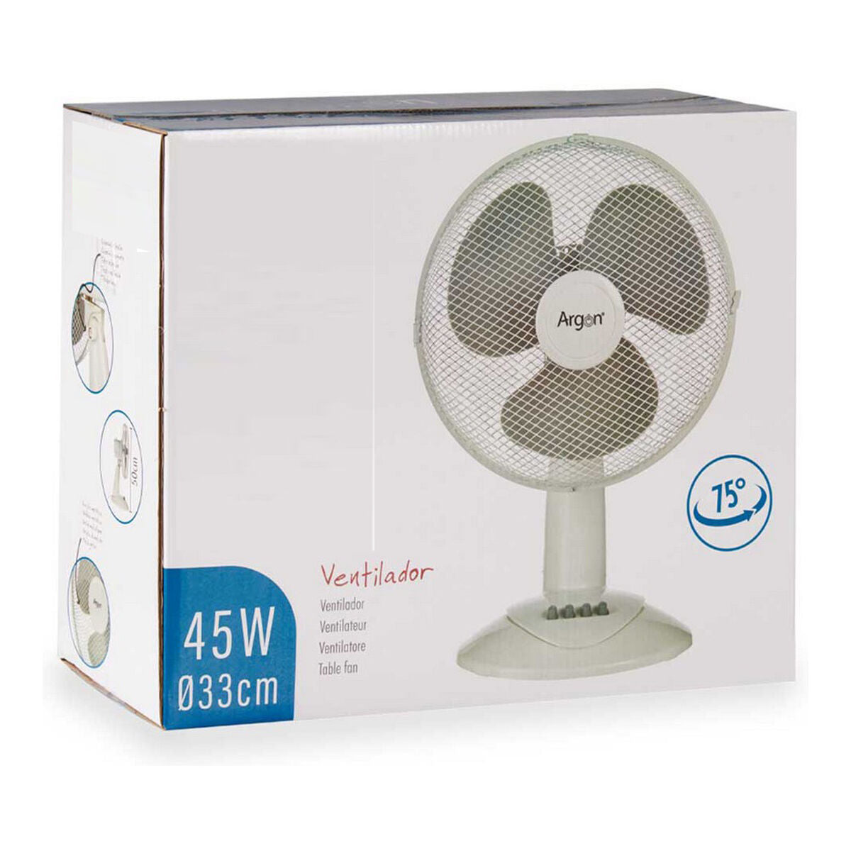 Ventilátor tabulky 45 W White