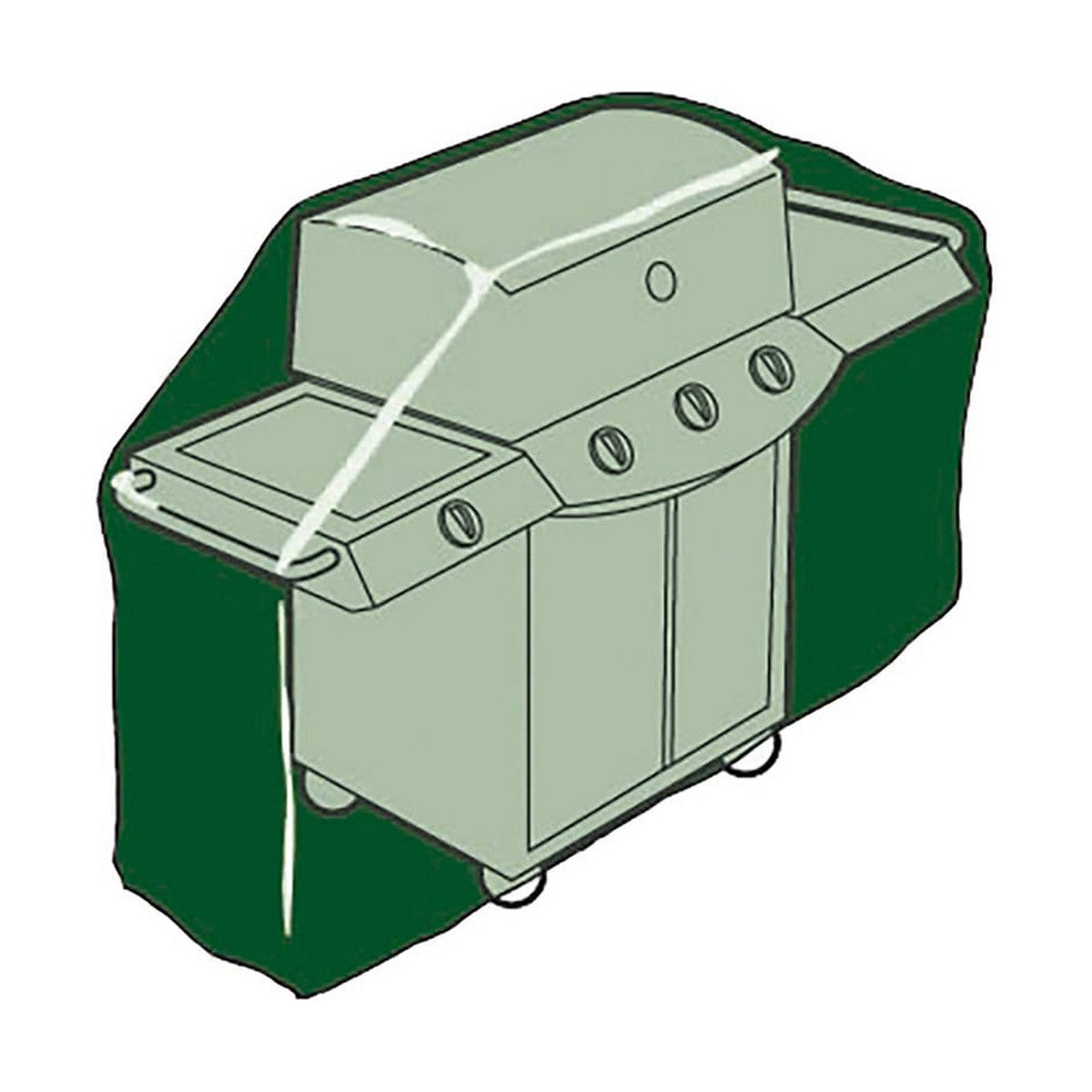 Ochranný kryt pro grilování Altadex Green (103 x 58 x 58 cm)