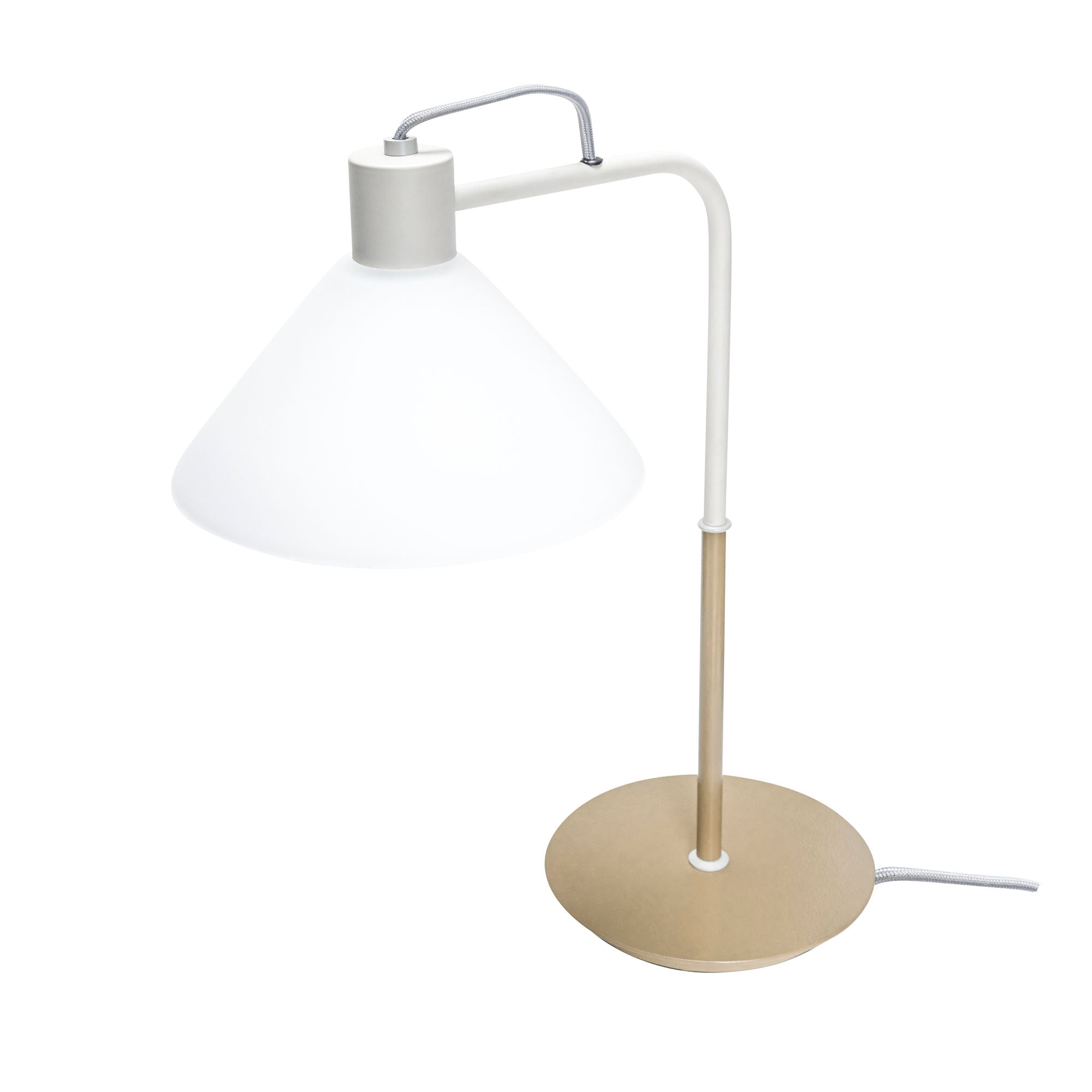 Hübsch spotová stolní lampa khaki