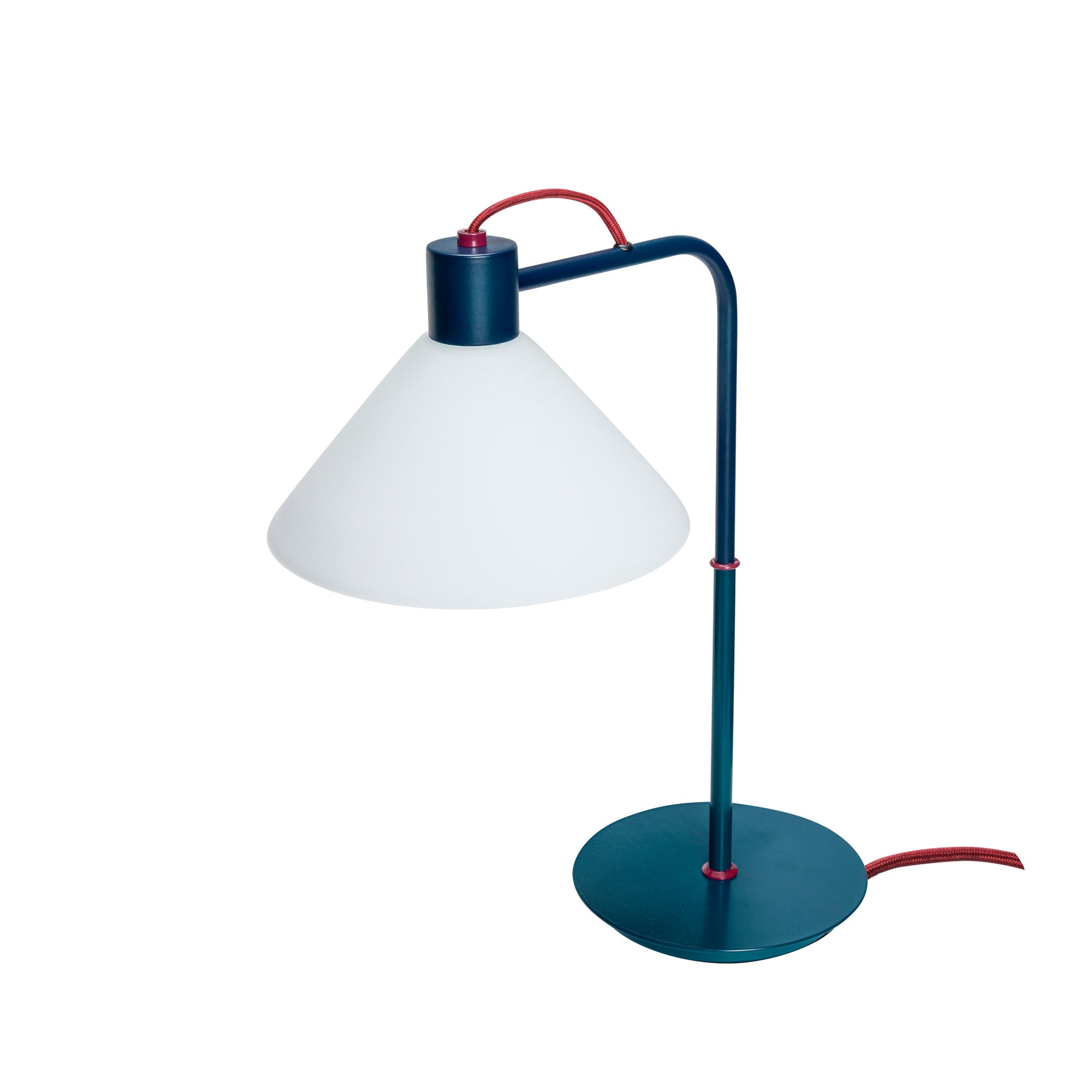 Hübsch spotová stolní lampa modrá