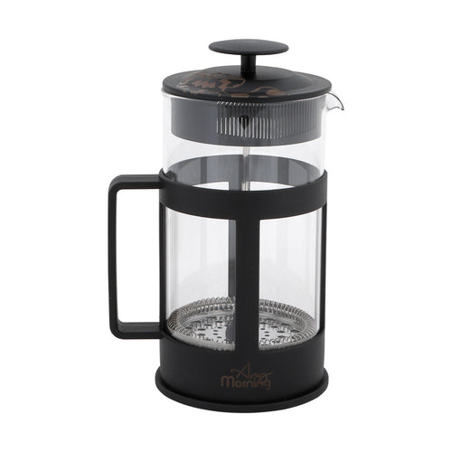 Any Morning FY04 French Press Kaffeebereiter, 350 Ml, Schwarz