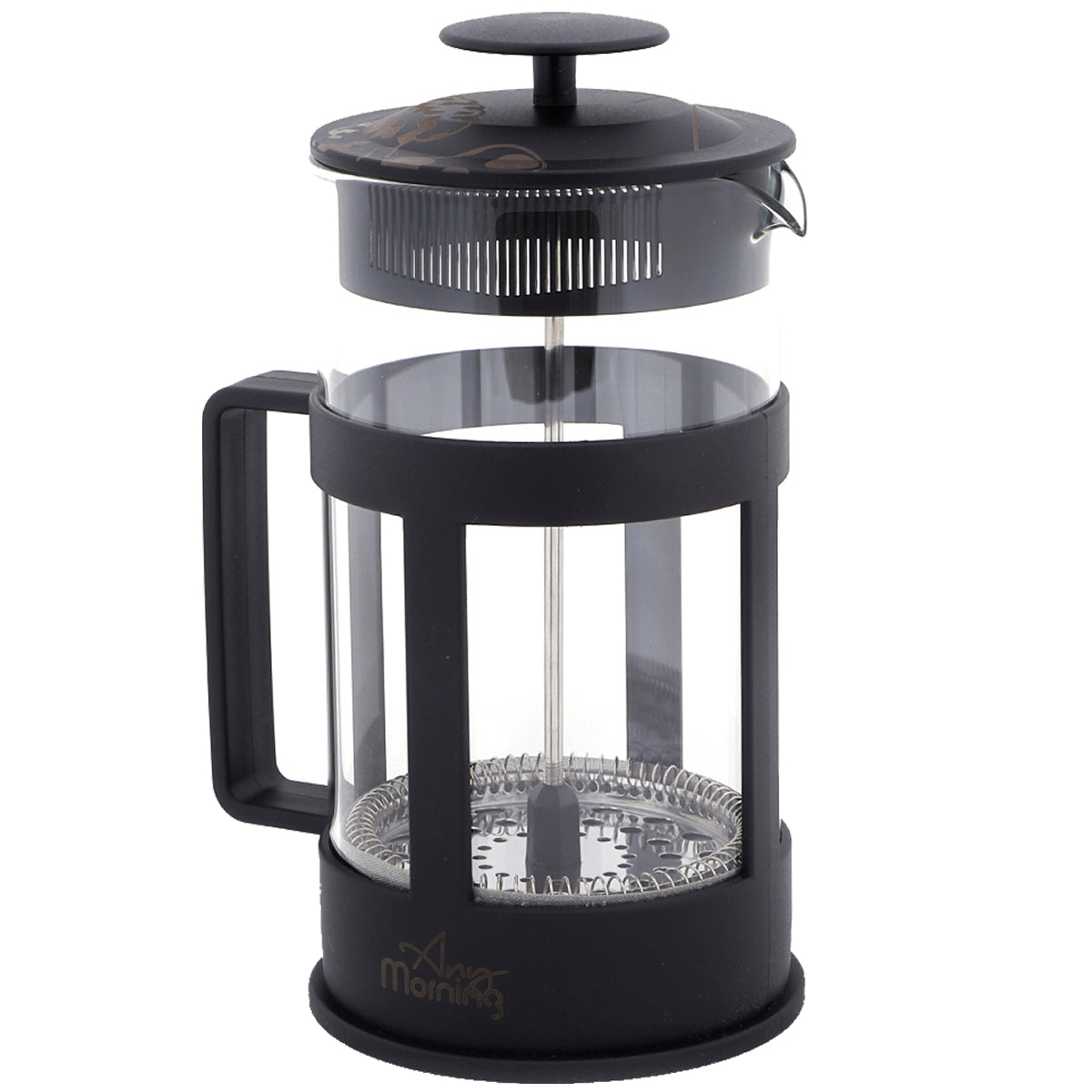 Any Morning FY04 French Press Kaffeebereiter, 1000 Ml, Schwarz