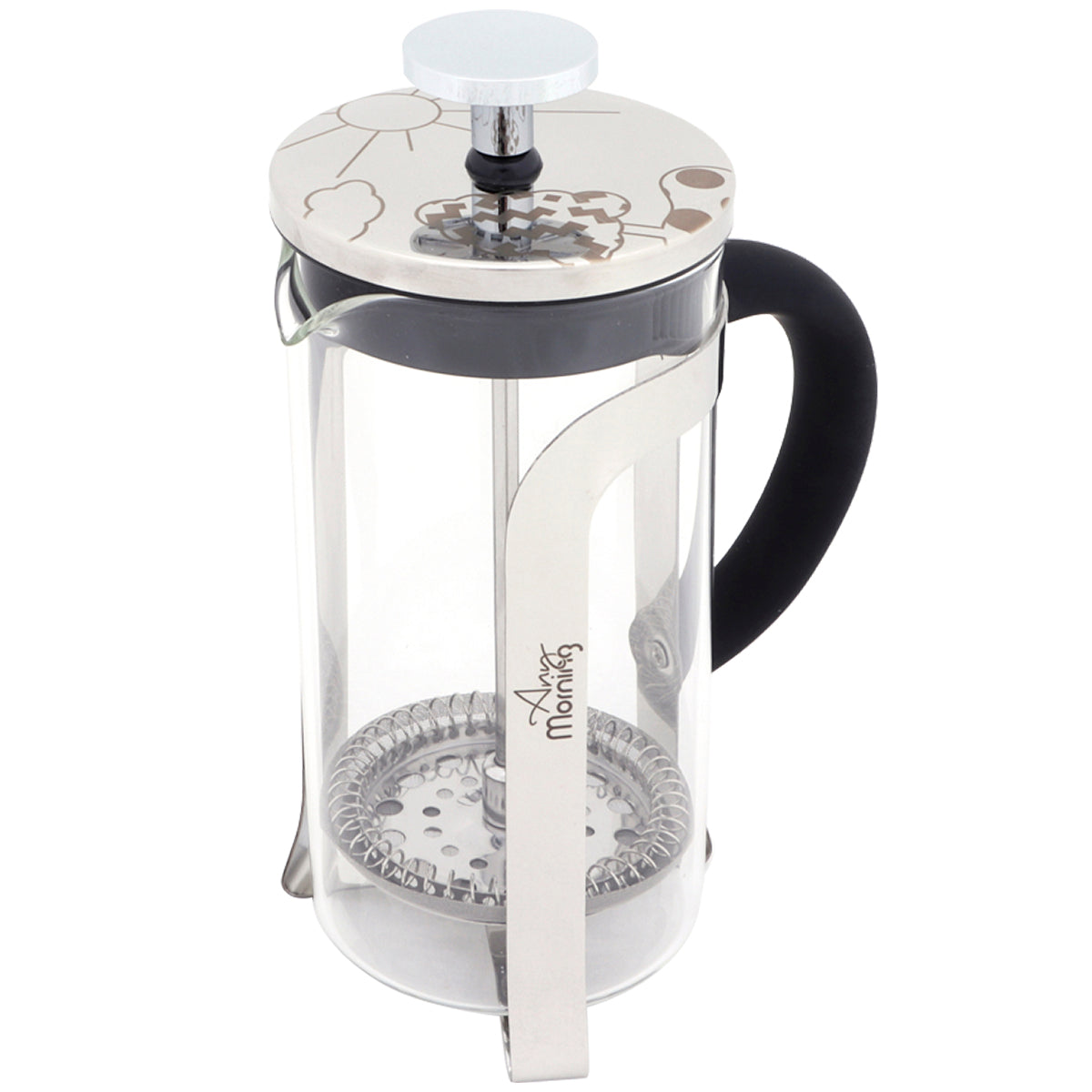 Jakýkoli ranní francouzský tisk FY450 Kaffeebereiter, 600 ml, Silber