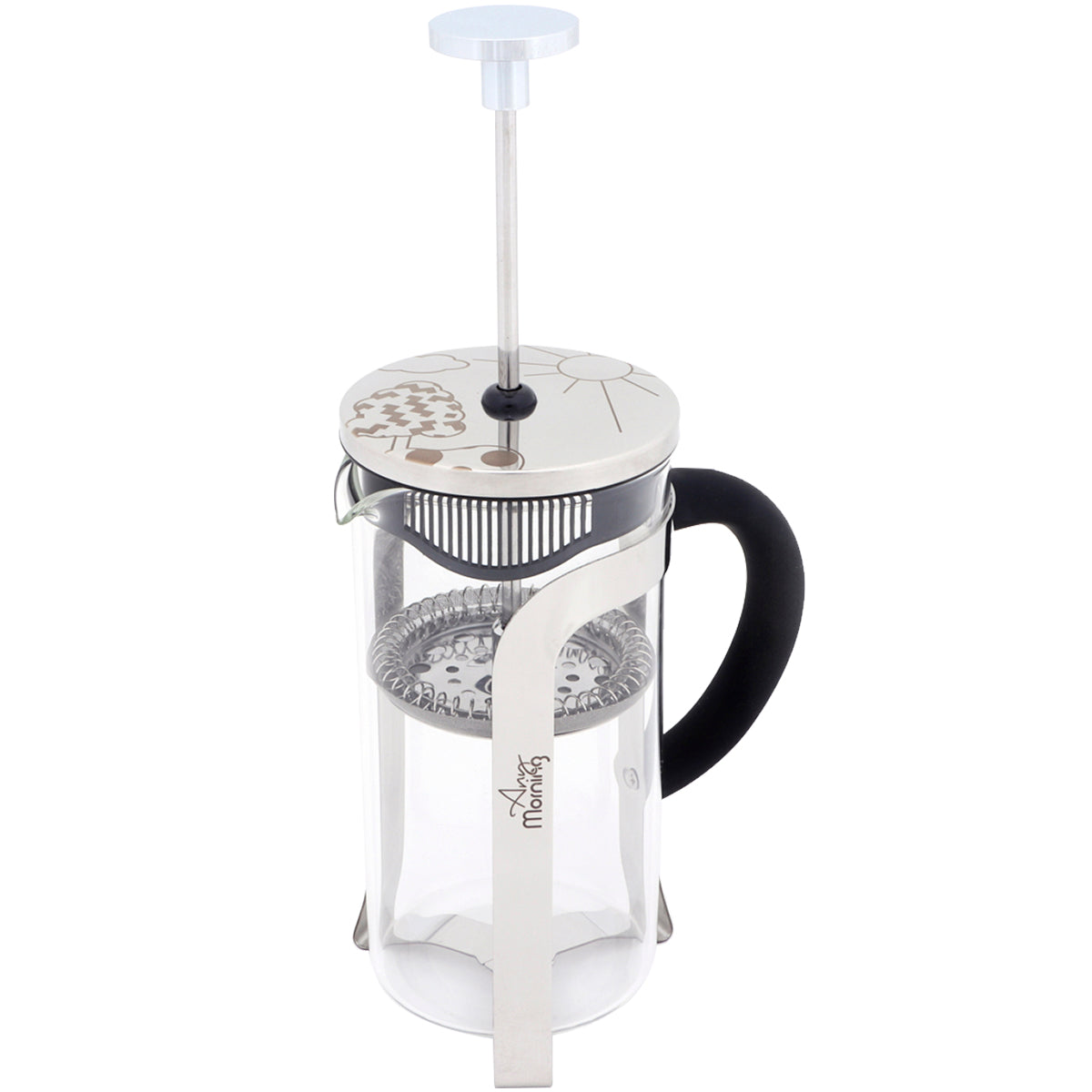 Jakýkoli ranní francouzský tisk FY450 Kaffeebereiter, 600 ml, Silber