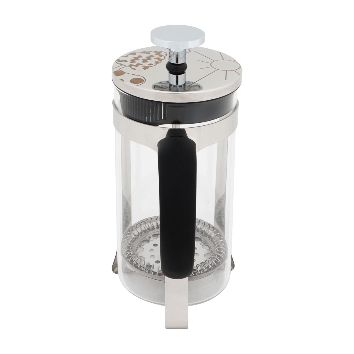 Any Morning FY450 French Press Kaffeebereiter, 600 Ml, Silber