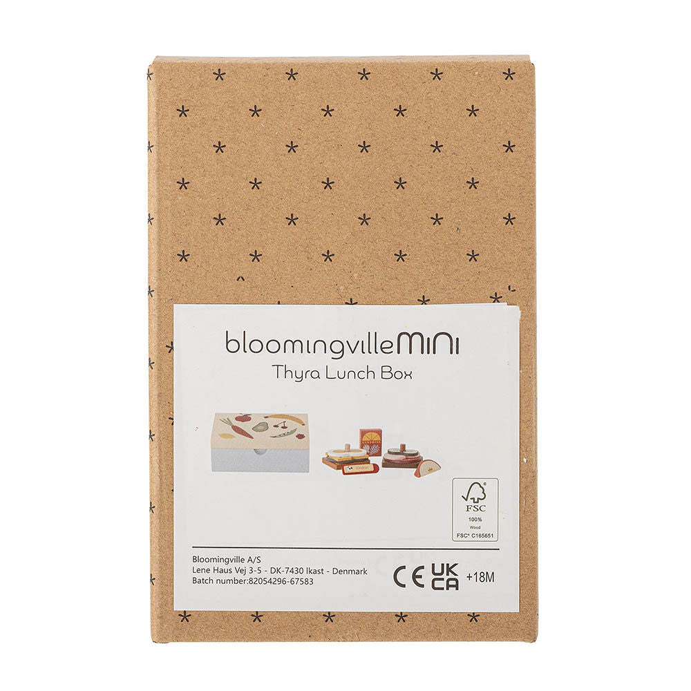 Stupeň Bloomingville Mini Thyra, oběd, modrá, FSC®100%, MDF