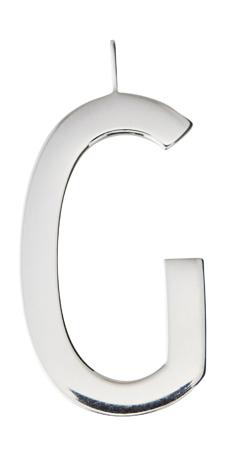 Design Letters Eases For Initial Necklace 30 Mm Silver, G