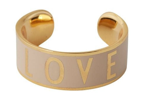 Design Dopisy velké slovo Candy Ring, Love/Beige