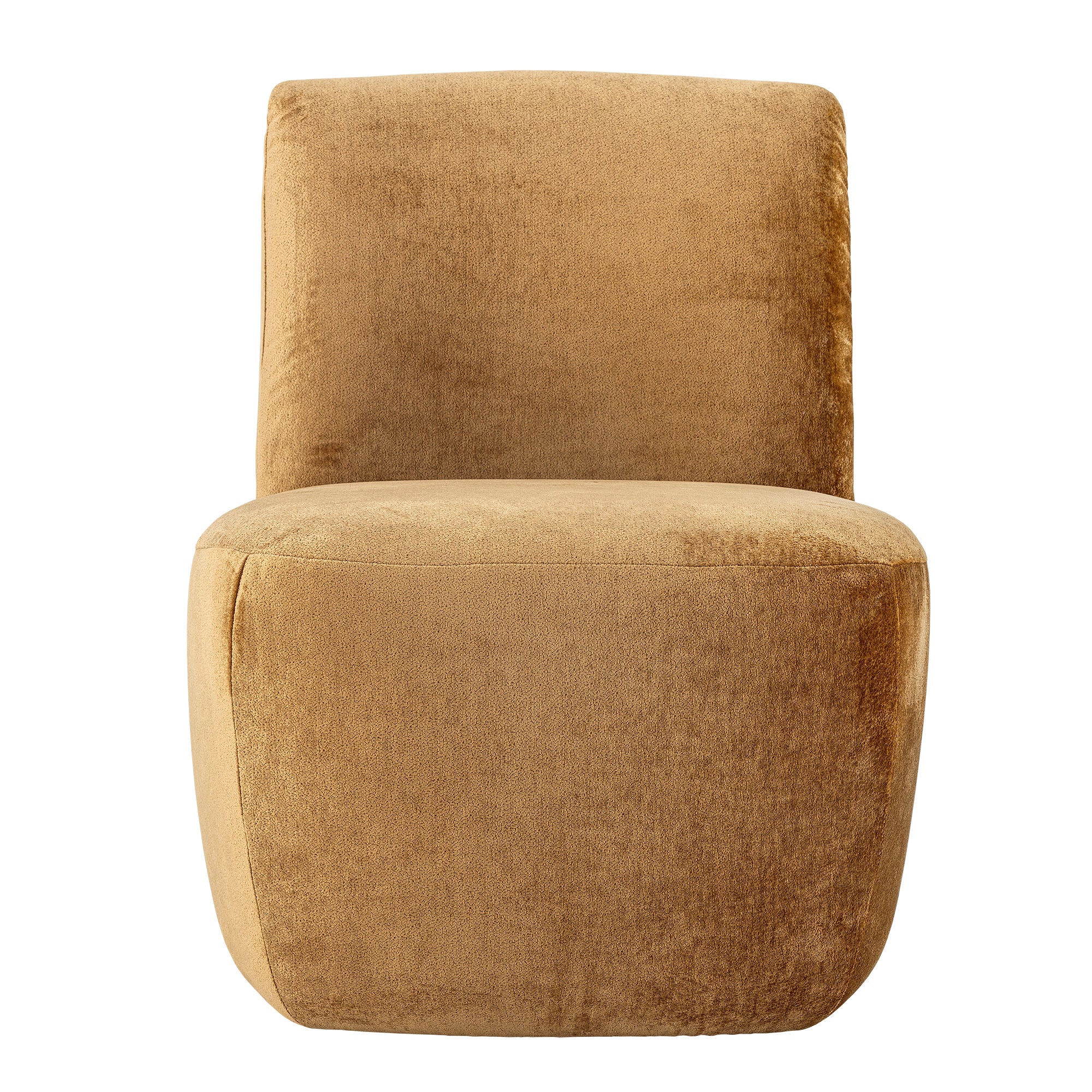 Creative Collection Almonde Lounge Chair, Brown, Polyester