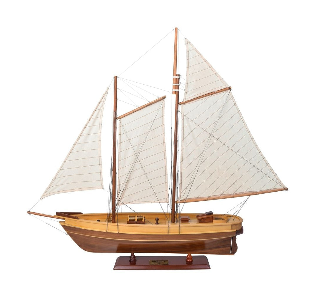 Autentické modely americké plachetní lodi model, malý