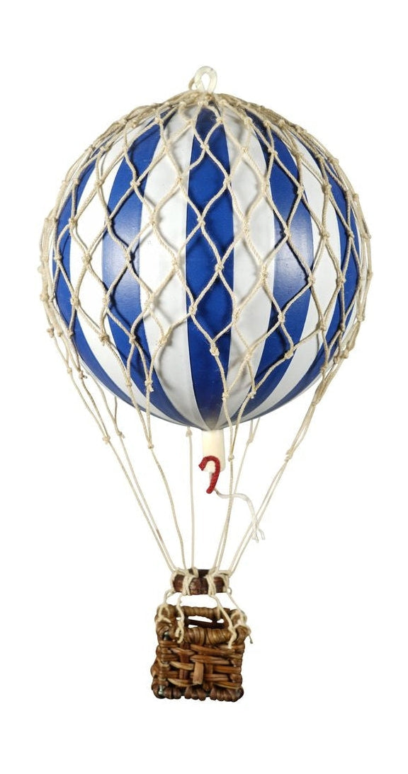 Autentické modely vznášející se model balónu obloha, modrá/bílá, Ø 8,5 cm