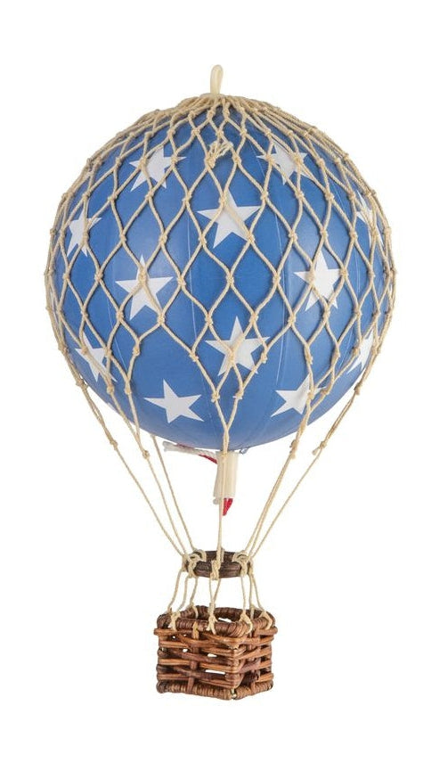 Autentické modely vznášející se model balónu obloha, modré hvězdy, Ø 8,5 cm