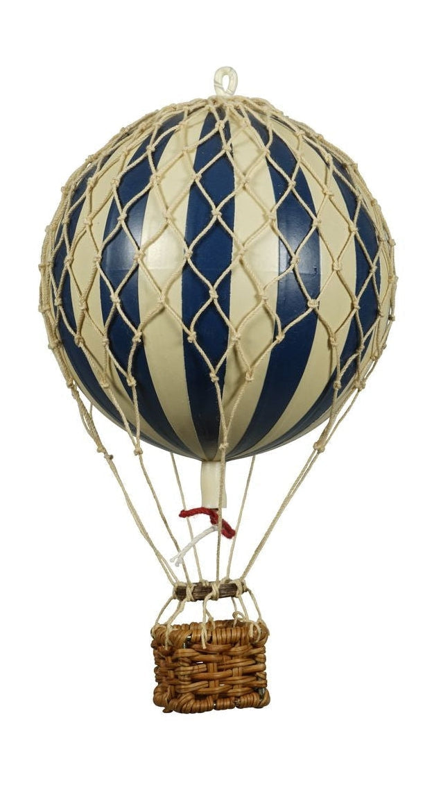 Autentické modely vznášející se model balónu obloha, námořnická modrá/slonovina, Ø 8,5 cm