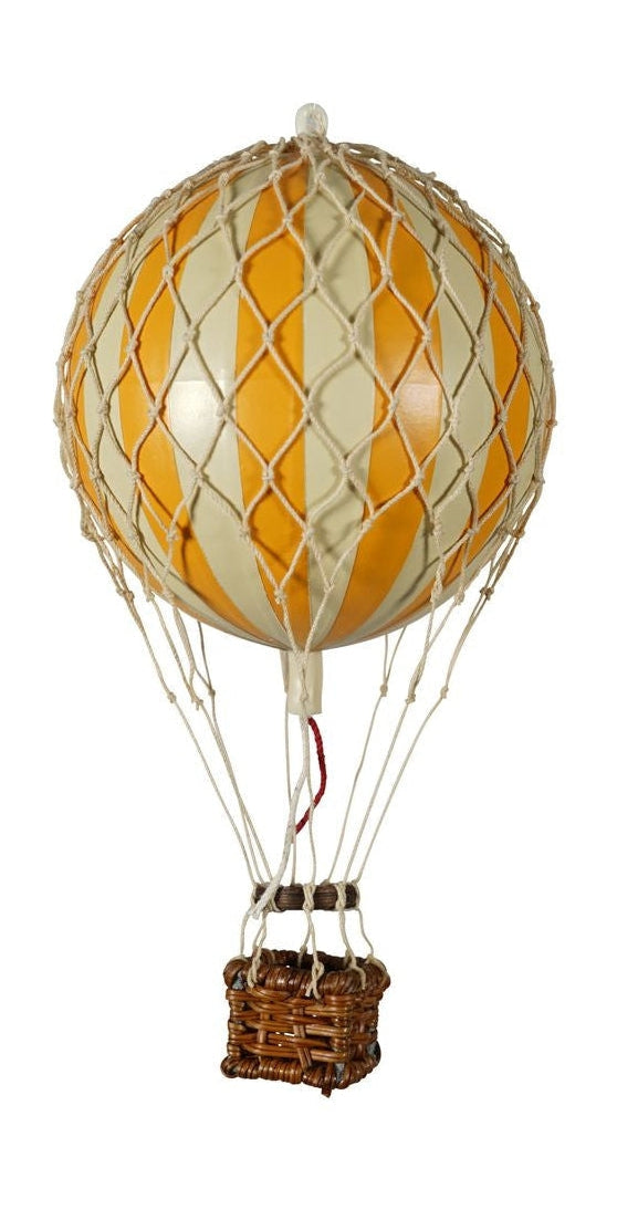 Autentické modely vznášející se model balónu obloha, oranžová/slonovina, Ø 8,5 cm
