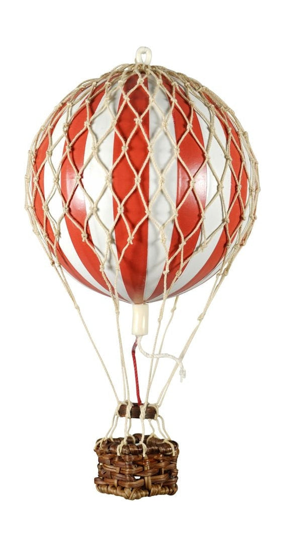 Autentické modely vznášející se model balónu obloha, červená/bílá, Ø 8,5 cm