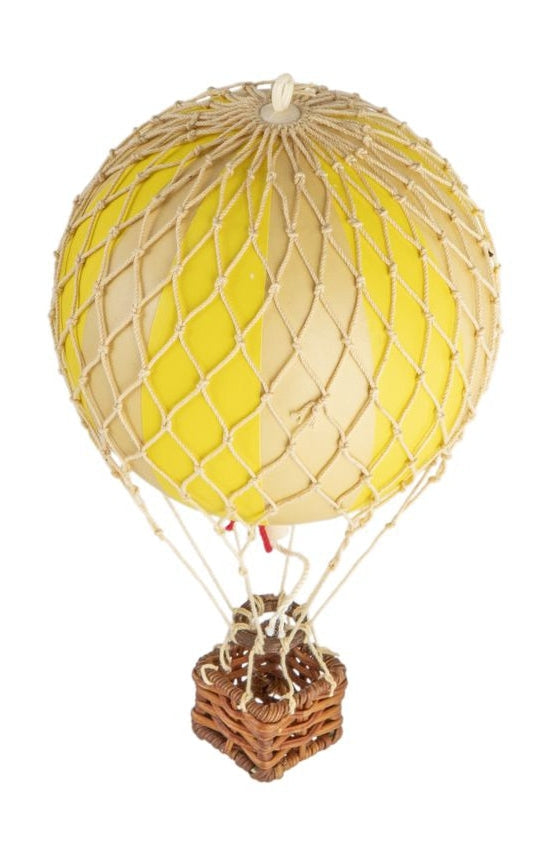 Autentické modely vznášející se model balónu obloha, žlutá double, Ø 8,5 cm