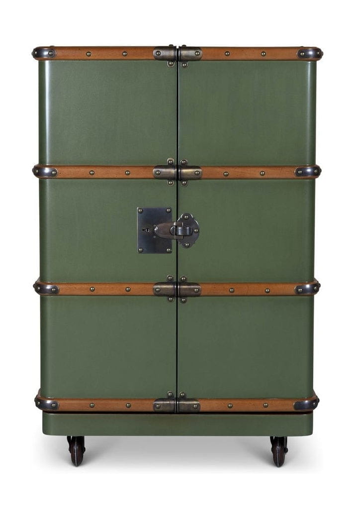 Autentické modely Polo Club Travel Travel kufr Cabinet Bar, pole zelená