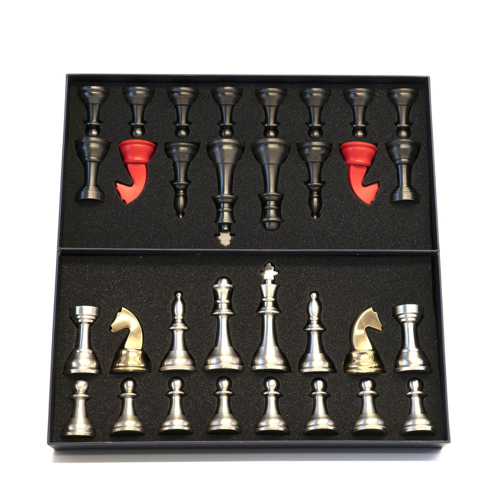 Authentic Models Chess Set Metal