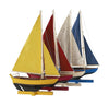 Autentické modely Sunset Sailors Sailors Sailing Ship Model, sada 4