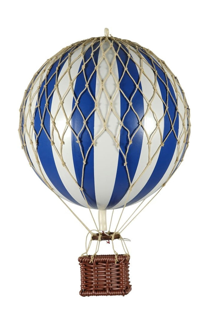 Autentické modely cestují s lehkým balónem, modrý/bílý, Ø 18 cm