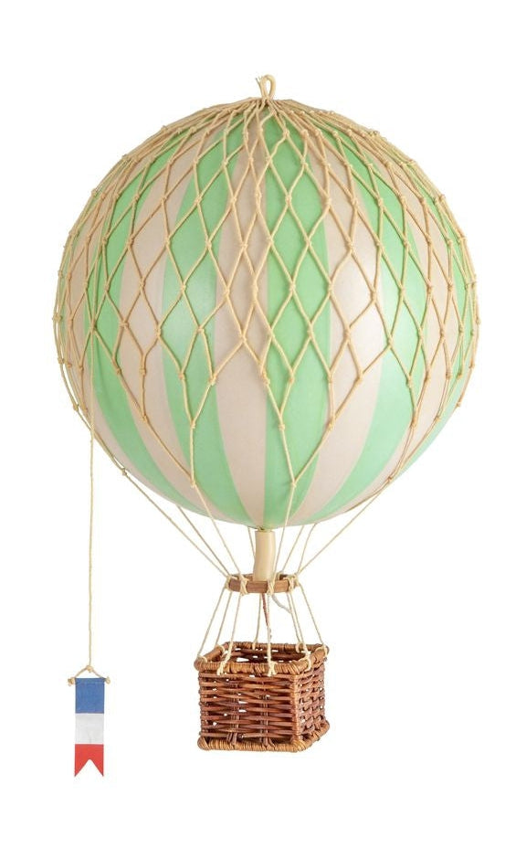 Autentické modely cestují s lehkým balónem, pravou zelenou, Ø 18 cm