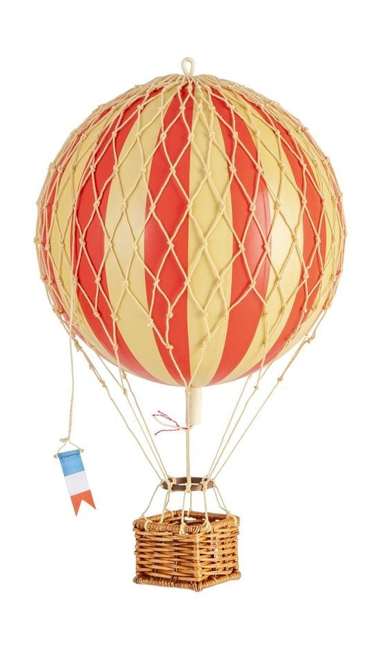 Autentické modely cestují s lehkým balónem, skutečnou červenou, Ø 18 cm