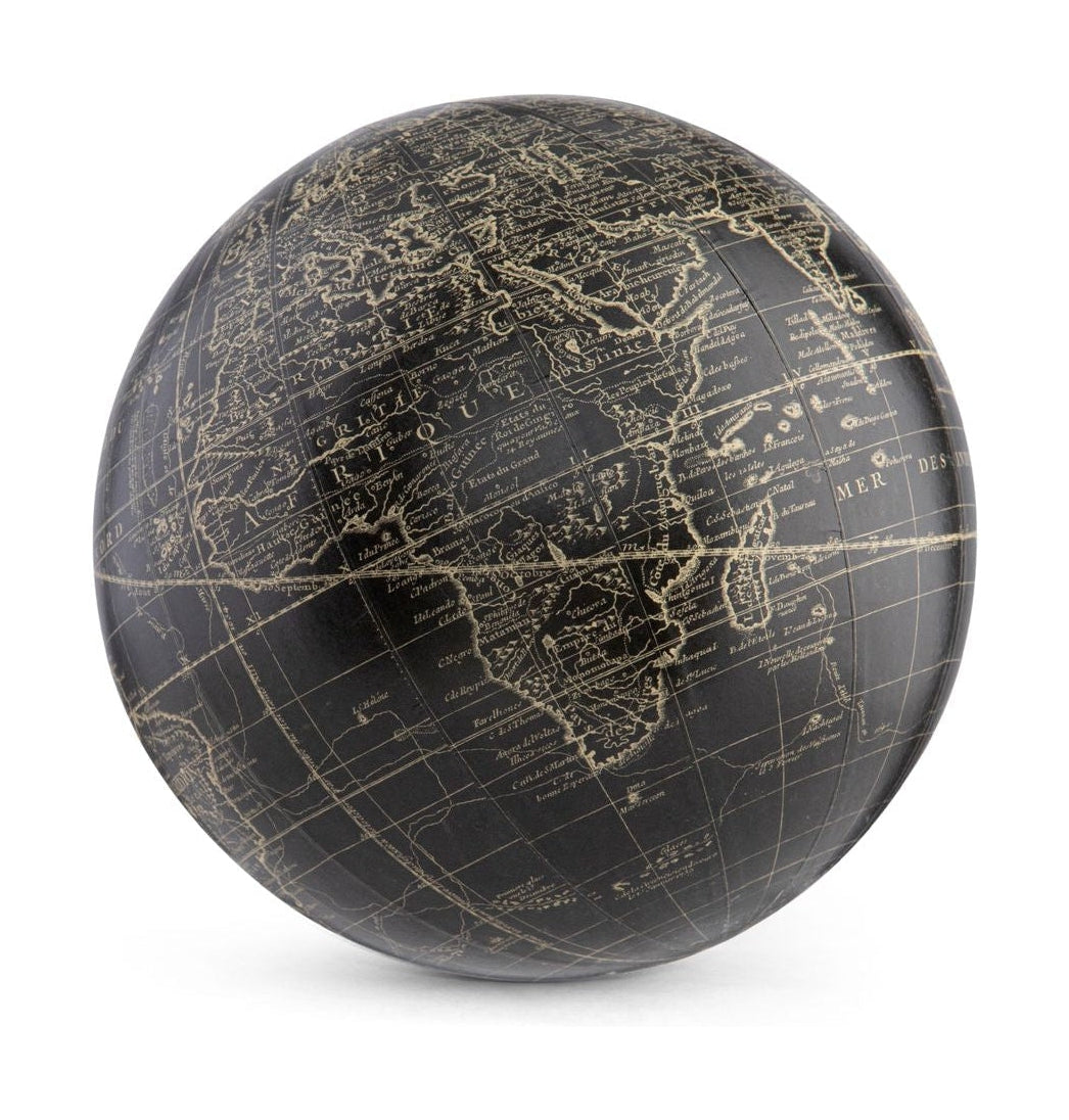 Autentické modely Vaugondy Earth Globe 18 cm, černá