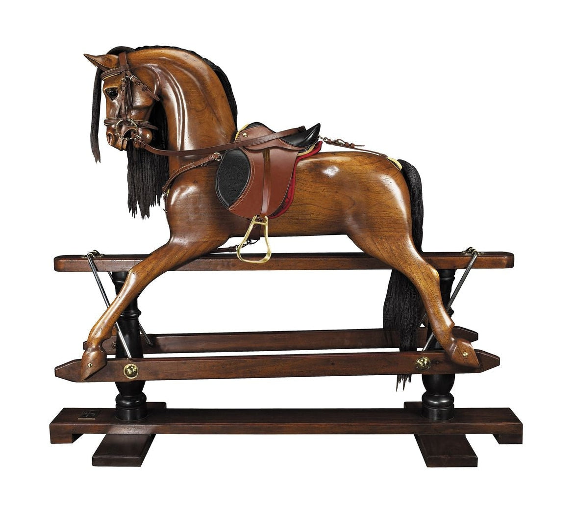 Authentic Models Victorian Rocking Horse Replica, Finish