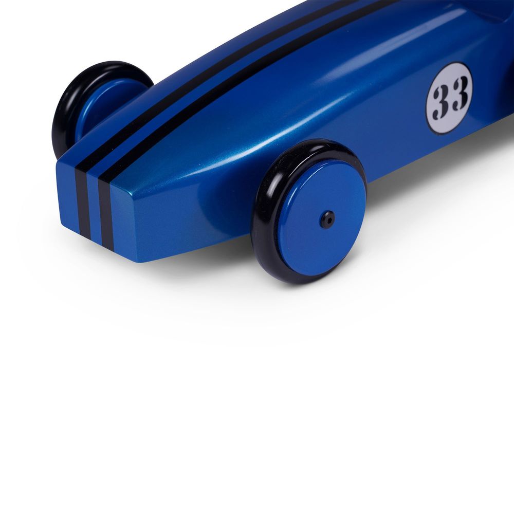 Autentické modely Modelauto Wood Car, modrá