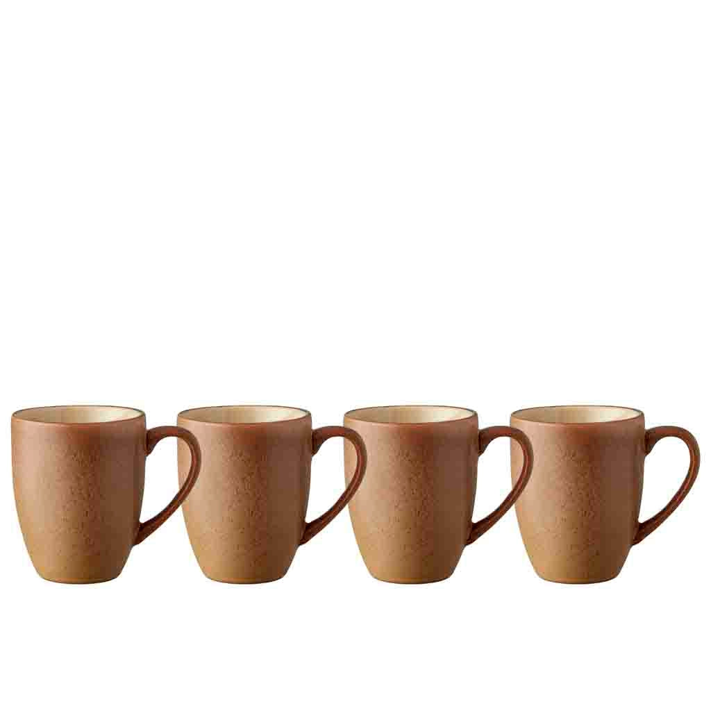 Bitz Handle Cup 30 Cl 4 Pcs., Wood/Sand