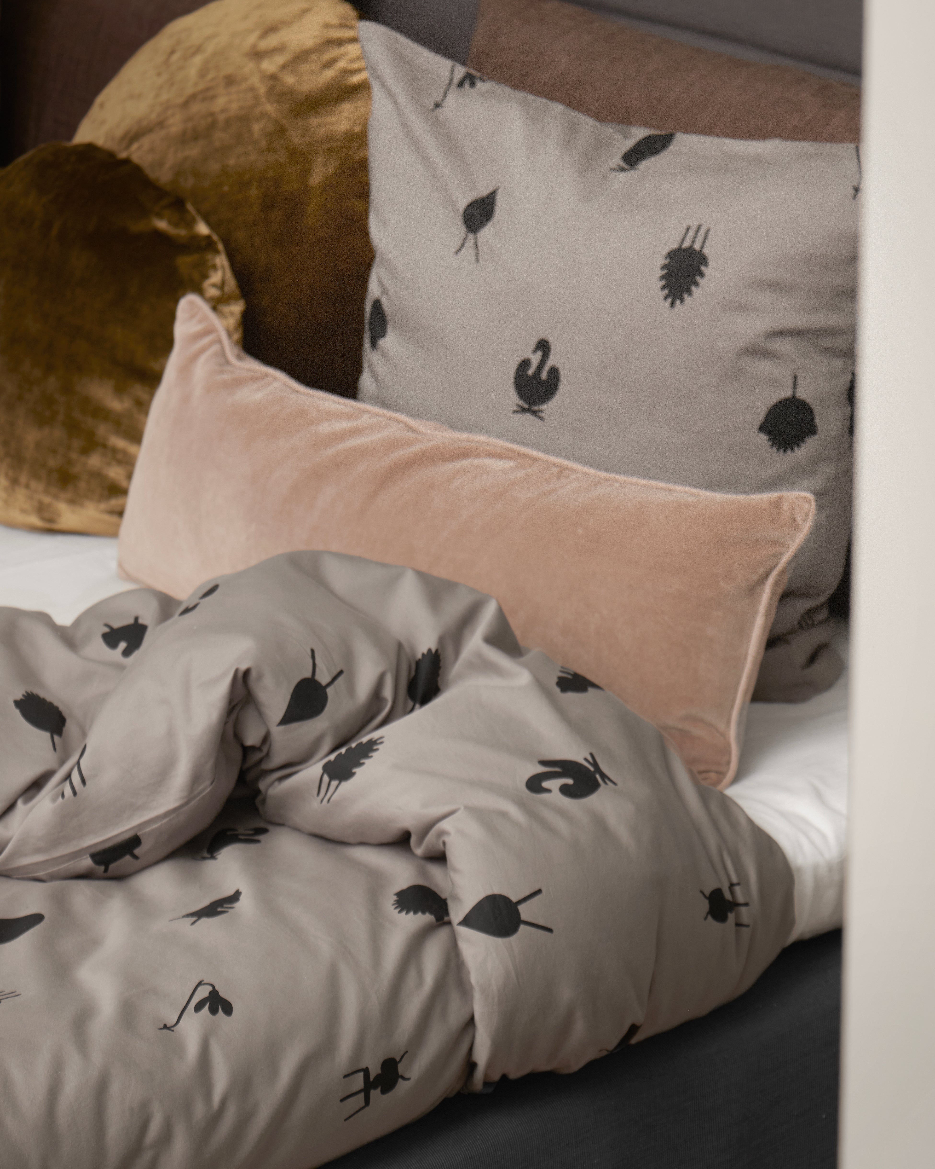 Ikony designu povlečení Brainchild Bed Linen 140x200 cm, Taupe