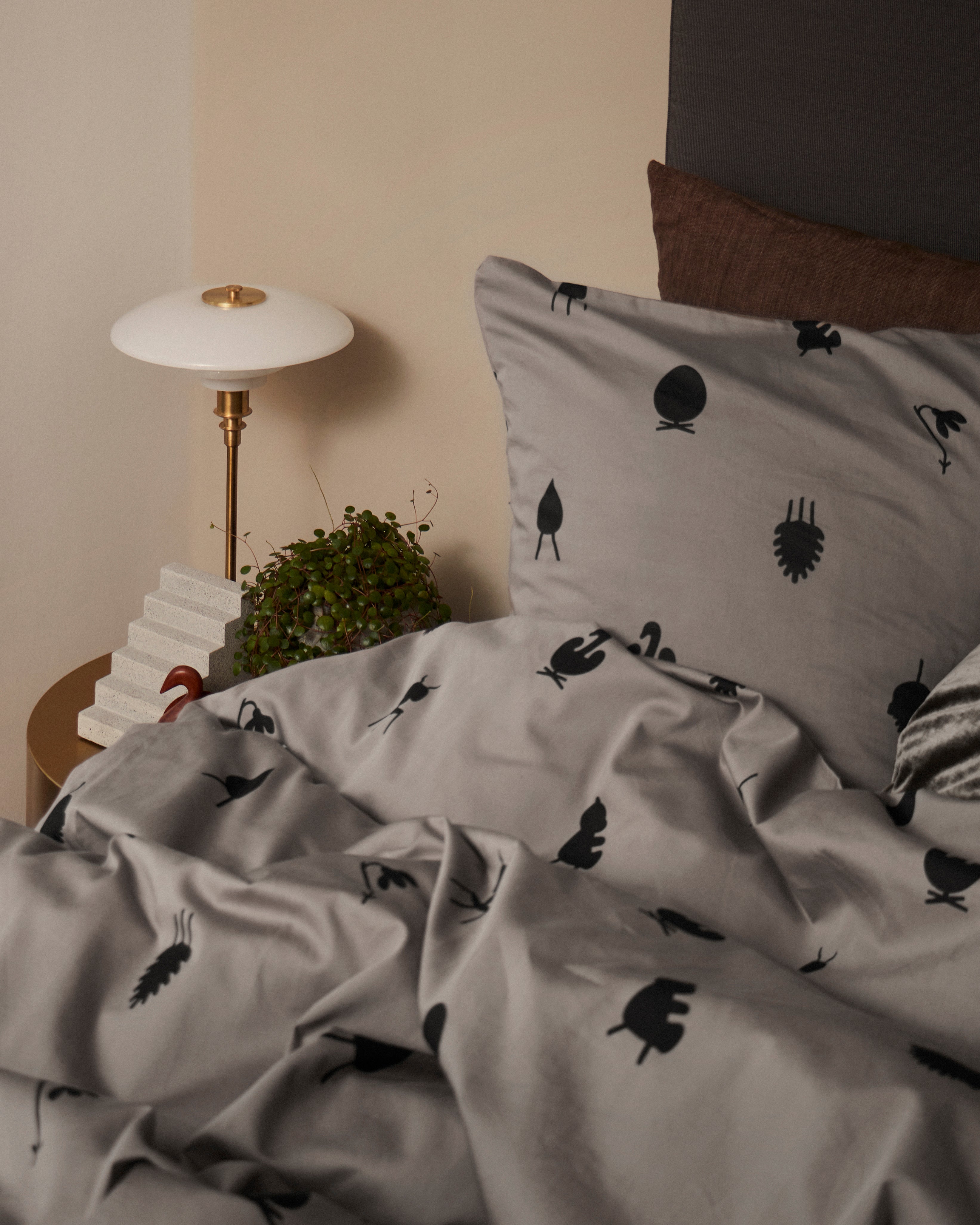 Ikony designu povlečení Brainchild Bed Linen 140x200 cm, Taupe