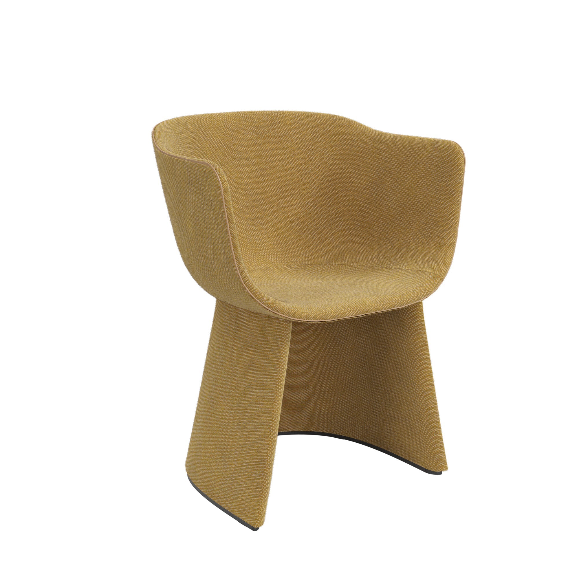 Fritz Hansen Monolit CM221 Dining Chair, Yellow/Yellow