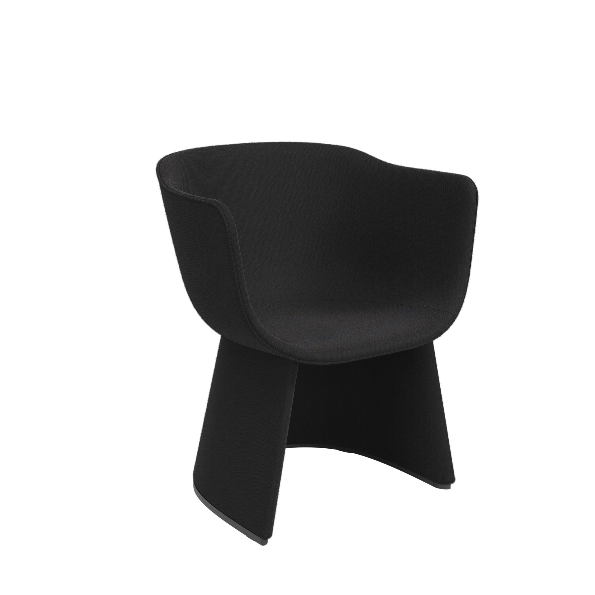 Fritz Hansen Monolit CM230 Lounge Chair, černá/černá.