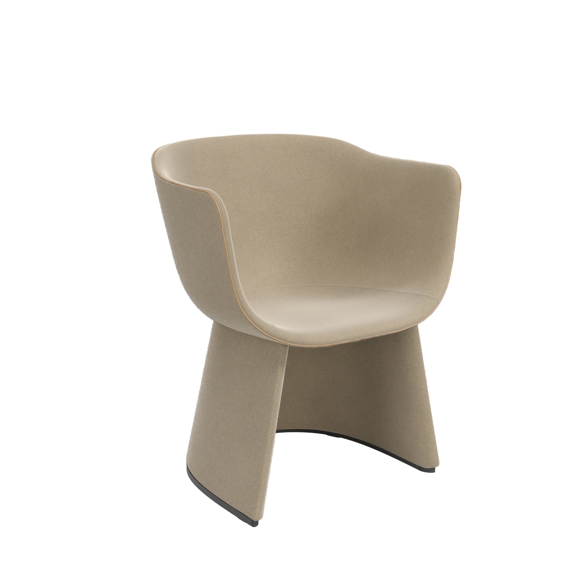 Fritz Hansen Monolit CM231 Lounge Chair, rafinerie/rafinerie