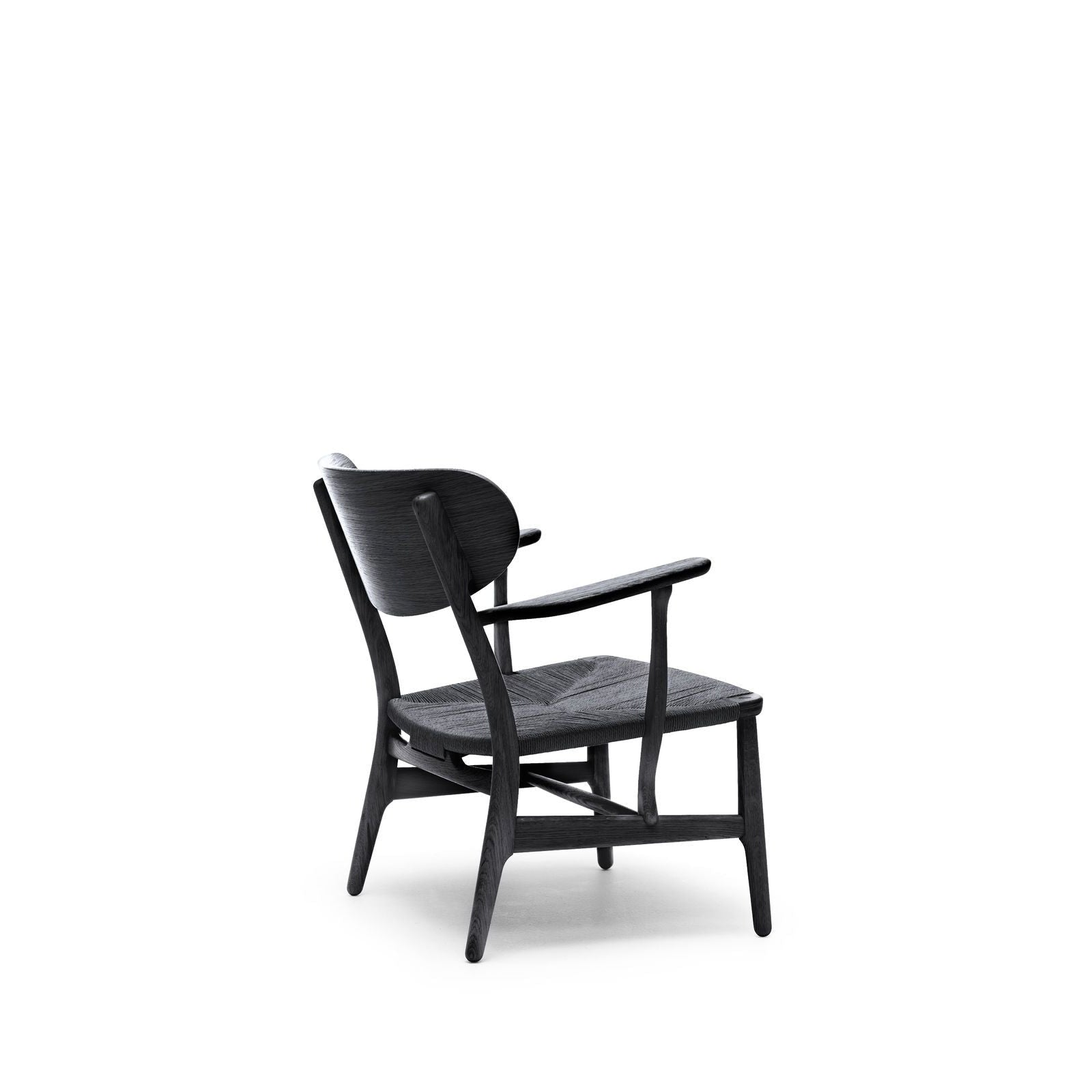 Karla Hansen CH22 Lounge Chair, Black Oak/Black