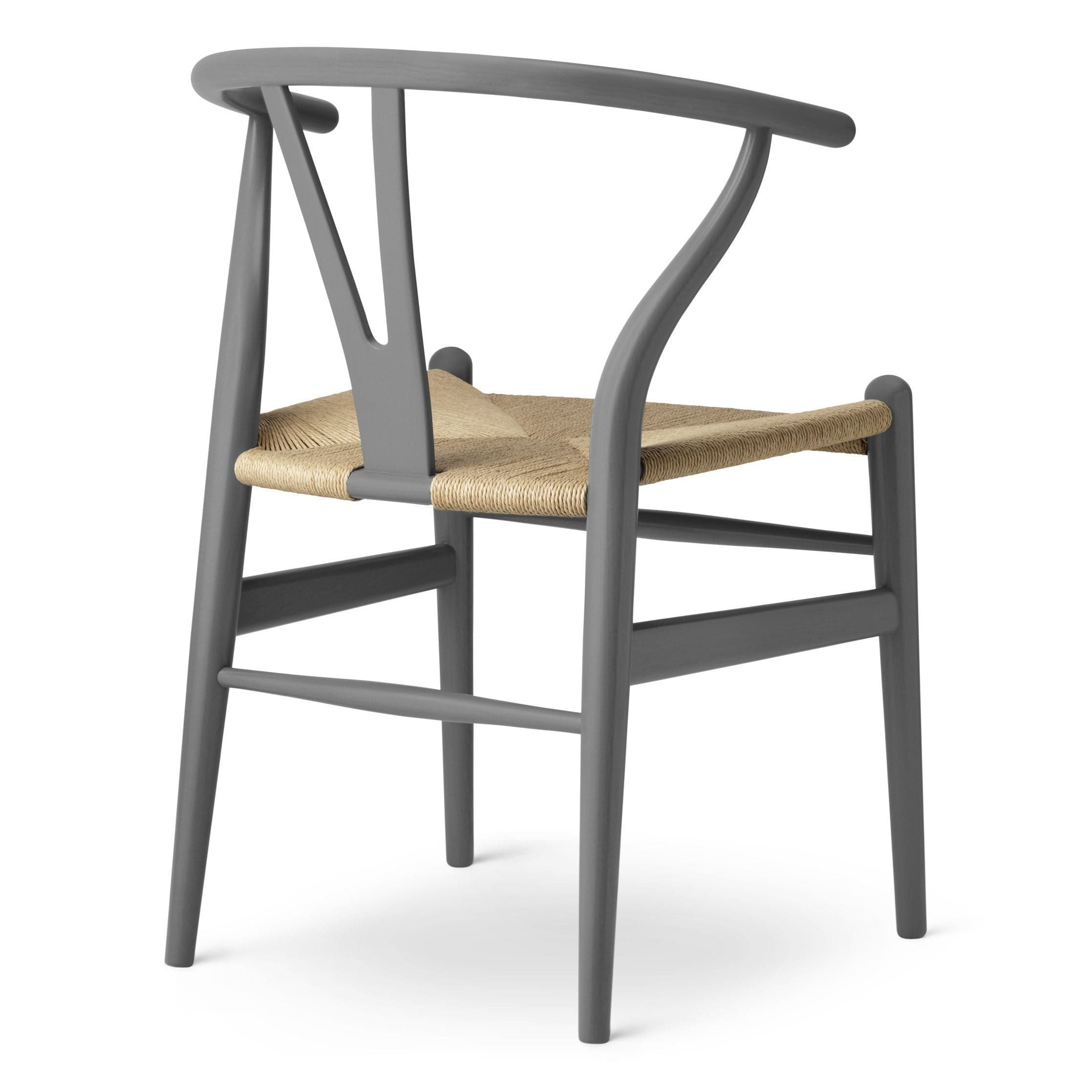 Karla Hansen CH24 židle pro židle, břidlice/přírodní šňůra