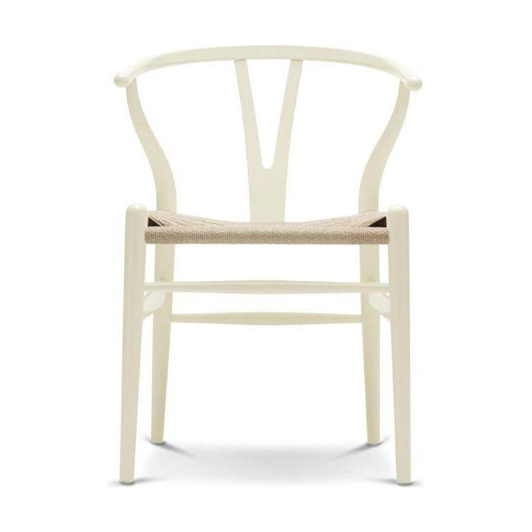 Carl Hansen Ch24 Y Chair Chair Natural Paper Cord, Beech/Vanilla White