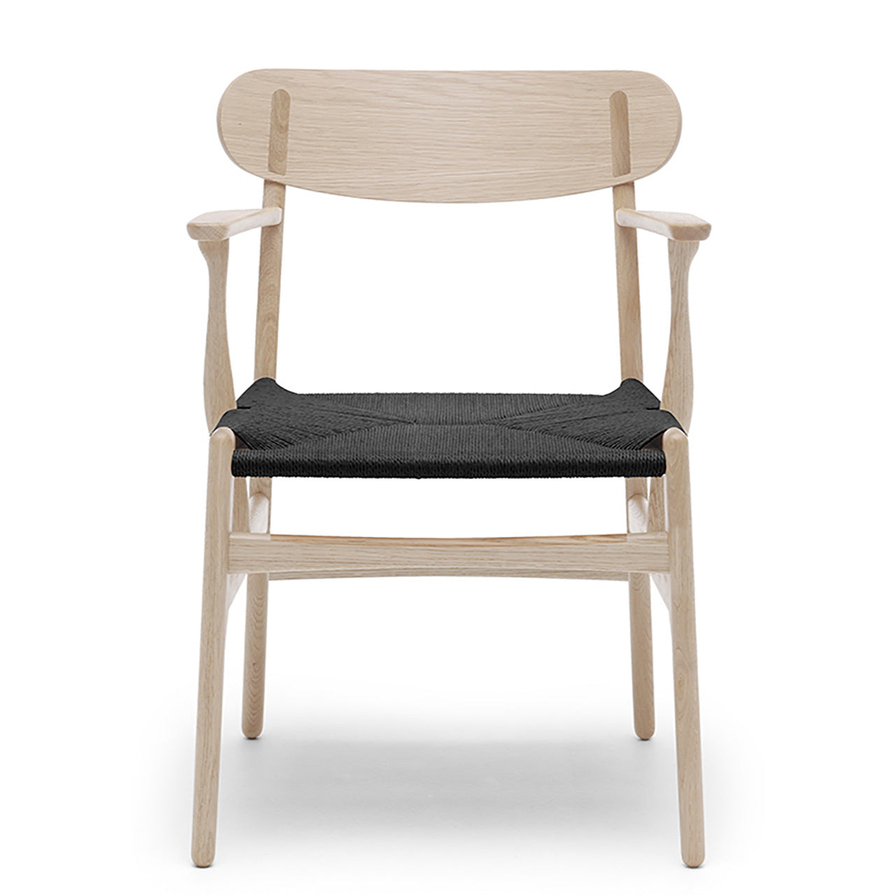 Carl Hansen Ch26 Chair, Oak Soap/Black Paper Cord