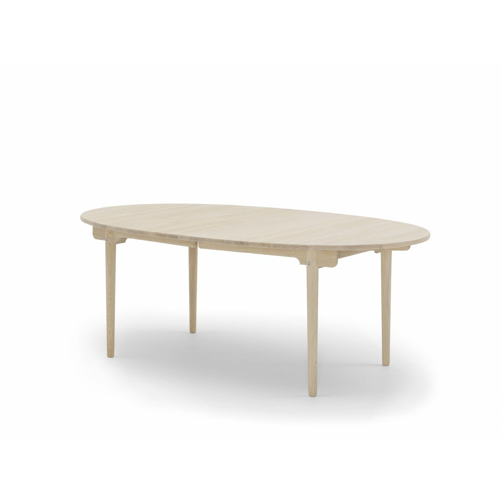 Carl Hansen Ch338 Dining Table Incl. 2 Additional Plates, White Oiled Oak