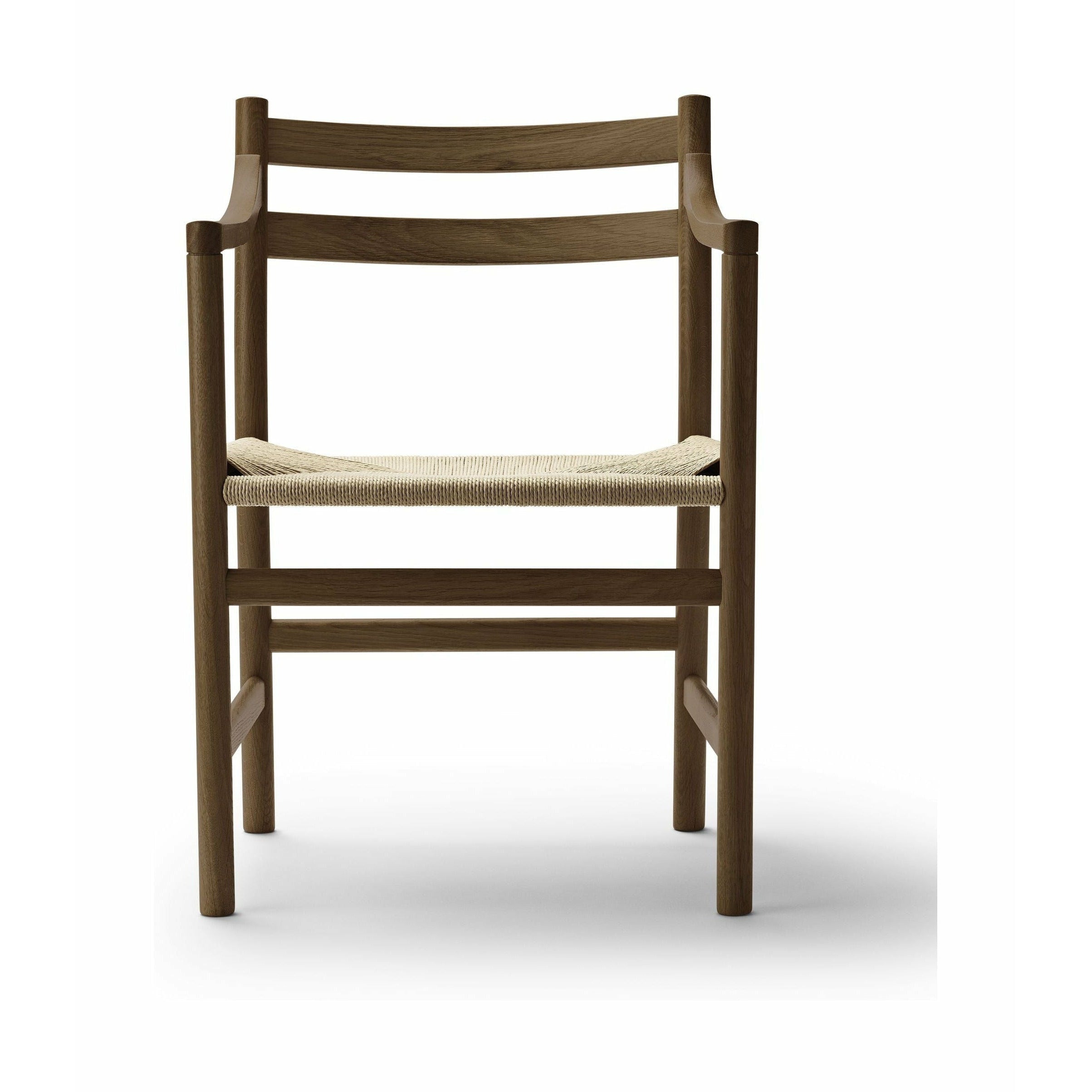 Carl Hansen Ch46 Chair Oak Smoke Colored Oil, Natural Cord