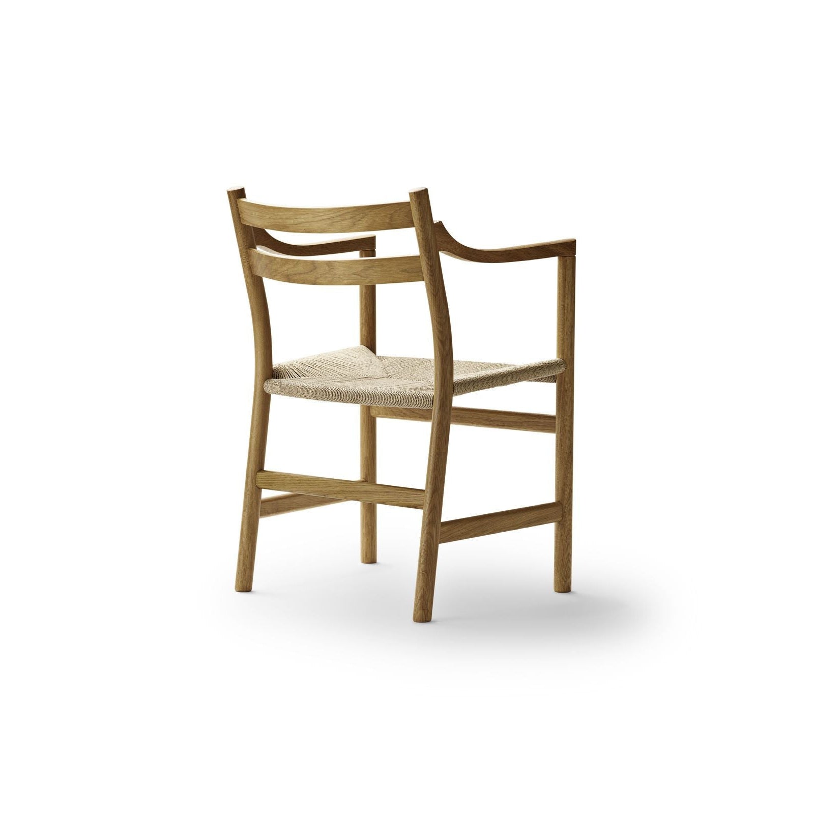 Židle Carl Hansen CH46, naolejovaný dub/přírodní