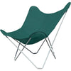 Cuero Sunshine Mariposa Butterfly Chair, lesní zelená/černá galvanizovaná