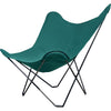 Cuero Sunshine Mariposa Butterfly Chair, lesní zelená/černý venkovní rám